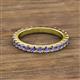 2 - Lara 3.00 mm Iolite Eternity Band 