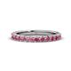 1 - Lara 3.00 mm Rhodolite Garnet Eternity Band 