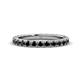 1 - Lara 3.00 mm Black Diamond Eternity Band 