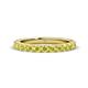 1 - Lara 3.00 mm Yellow Diamond Eternity Band 