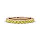 1 - Lara 3.00 mm Yellow Diamond Eternity Band 