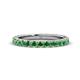1 - Lara 3.00 mm Green Garnet Eternity Band 
