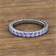 2 - Lara 3.00 mm Tanzanite Eternity Band 