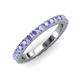 3 - Lara 3.00 mm Tanzanite Eternity Band 