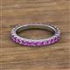 2 - Lara 3.00 mm Amethyst Eternity Band 