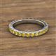 2 - Lara 3.00 mm Citrine Eternity Band 