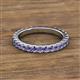 2 - Lara 3.00 mm Iolite Eternity Band 