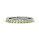 1 - Lara 3.00 mm Peridot Eternity Band 