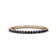 1 - Lara 1.70 mm Blue Sapphire Eternity Band 