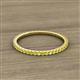 2 - Lara 1.70 mm Yellow Sapphire Eternity Band 