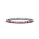 1 - Lara 1.70 mm Pink Tourmaline Eternity Band 