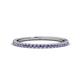 1 - Lara 1.70 mm Iolite Eternity Band 
