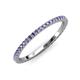 3 - Lara 1.70 mm Iolite Eternity Band 