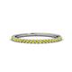 1 - Lara 1.70 mm Yellow Diamond Eternity Band 