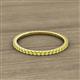 2 - Lara 1.70 mm Yellow Diamond Eternity Band 