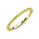 3 - Lara 1.70 mm Yellow Diamond Eternity Band 