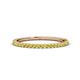 1 - Lara 1.70 mm Yellow Diamond Eternity Band 