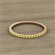2 - Lara 1.70 mm Yellow Diamond Eternity Band 
