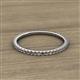 2 - Lara 1.70 mm Smoky Quartz Eternity Band 