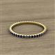 2 - Lara 1.70 mm Blue Sapphire Eternity Band 