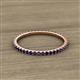 2 - Lara 1.70 mm Blue Sapphire Eternity Band 