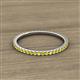 2 - Lara 1.70 mm Yellow Sapphire Eternity Band 