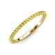 3 - Lara 1.70 mm Yellow Sapphire Eternity Band 