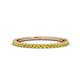 1 - Lara 1.70 mm Yellow Sapphire Eternity Band 