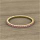 2 - Lara 1.70 mm Pink Tourmaline Eternity Band 