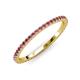 3 - Lara 1.70 mm Pink Tourmaline Eternity Band 