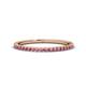 1 - Lara 1.70 mm Pink Tourmaline Eternity Band 