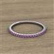 2 - Lara 1.70 mm Amethyst Eternity Band 