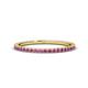 1 - Lara 1.70 mm Amethyst Eternity Band 