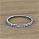 2 - Lara 1.70 mm Iolite Eternity Band 