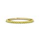 1 - Lara 1.70 mm Yellow Diamond Eternity Band 