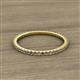 2 - Lara 1.70 mm Smoky Quartz Eternity Band 