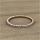 2 - Lara 1.70 mm Smoky Quartz Eternity Band 