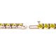 2 - Cliona 4.10 mm Yellow Sapphire Eternity Tennis Bracelet 