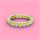 4 - Laida 3.40 mm Yellow and White Diamond Eternity Band 
