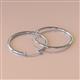 2 - Anna (2x35 mm) Shiny Polished Round Tube Hoop Earrings 