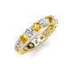 5 - Laida 3.80 mm Citrine and Lab Grown Diamond Eternity Band 
