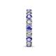 7 - Laida 3.40 mm Tanzanite and Lab Grown Diamond Eternity Band 