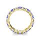 6 - Laida 3.40 mm Tanzanite and Lab Grown Diamond Eternity Band 