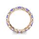 6 - Laida 3.40 mm Tanzanite and Lab Grown Diamond Eternity Band 