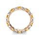 6 - Laida 3.40 mm Citrine and Lab Grown Diamond Eternity Band 