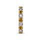 7 - Laida 3.40 mm Citrine and Lab Grown Diamond Eternity Band 
