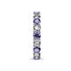 7 - Laida 3.40 mm Iolite and Lab Grown Diamond Eternity Band 