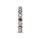 7 - Laida 3.40 mm Iolite and Lab Grown Diamond Eternity Band 