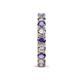 7 - Laida 3.40 mm Iolite and Lab Grown Diamond Eternity Band 