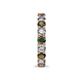 7 - Laida 3.40 mm Lab Created Alexandrite and Lab Grown Diamond Eternity Band 